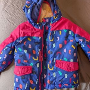 Cat & Jack Blue and Pink Patterned Jacket